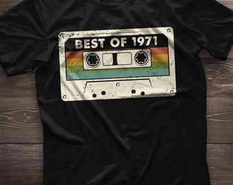 Vintage 53rd birthday shirt, 53rd birthday gift, Best of 1971 birthday t-shirt awesome since 1971, original parts classic limited edition