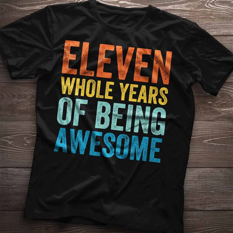 11th Birthday Shirt for Boys Eleven Year Old Birthday Shirt Etsy