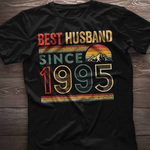 29th Anniversary Shirt 29th Anniversary Gift for Husband since 1995. 29 Year Wedding Anniversary Gift for Men Idea. Valentine Gift for Him
