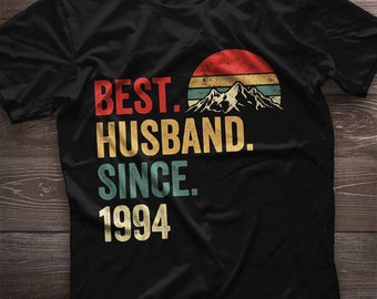 Best Husband seit 1994 Shirt. 30-jähriges Jubiläumsgeschenk für Ehemann. 30 Jahre Hochzeitstag Geschenk für Männer Idee. Valentinstag Geschenk für Ihn