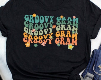 Cute Groovy Gram shirt. Mothers Day Gift for Grandma. Mothers Day Shirt Gift for Women. Mothers Day Gift Idea for her.