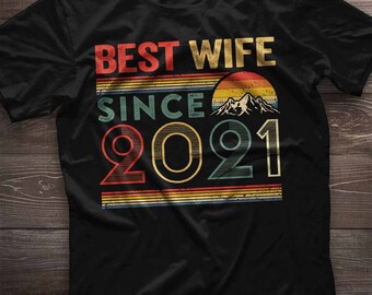 3rd Anniversary Shirt 3rd Anniversary Gift for Wife since 2021. 3 Year Wedding Anniversary Gift for Women Idea. Valentine Gift for Her