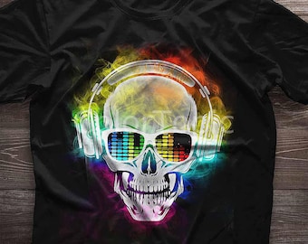 Chemise Edm Dj. Cadeau Edm. Chemise Edm arc-en-ciel flamme. Cadeau pour elle, cadeau pour lui, cadeau pour les femmes, cadeau pour les hommes