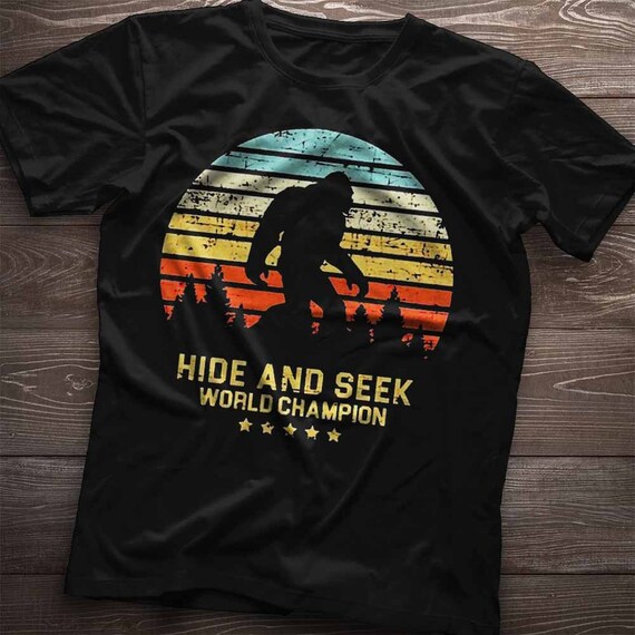 Hide and seek world champion shirt Clearance
