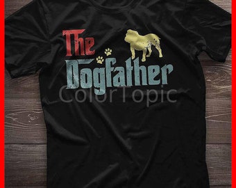 Chemise de papa Dogfather meilleure bouledogue. Chemise bouledogue. T-shirt. Cadeau pour les amoureux des chiens et les propriétaires de chiens. Cadeau de fête des pères pour papa, cadeau pour lui.