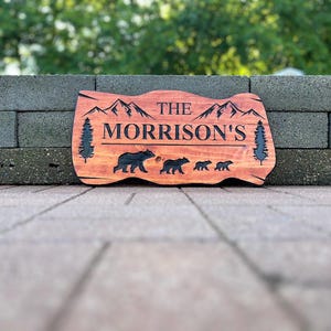 Custom Wood Sign - Family Name Sign - Last Name Sign - Personalized Wedding Gift - Anniversary Gift - Established Sign - Wedding Sign Decor
