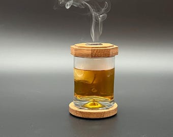 Personalized Whiskey Smoker Kit, Bourbon Cocktail, Custom Home Bar Gift
