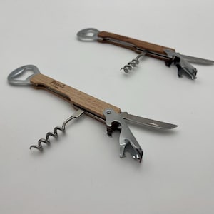 Custom Engraved Wine Bottle Opener - Custom Bottle Opener - Perfect gift for groomsmen -Groomsmen Gift - Personalized wine cork screws