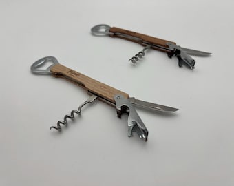 Custom Engraved Wine Bottle Opener - Custom Bottle Opener - Perfect gift for groomsmen -Groomsmen Gift - Personalized wine cork screws