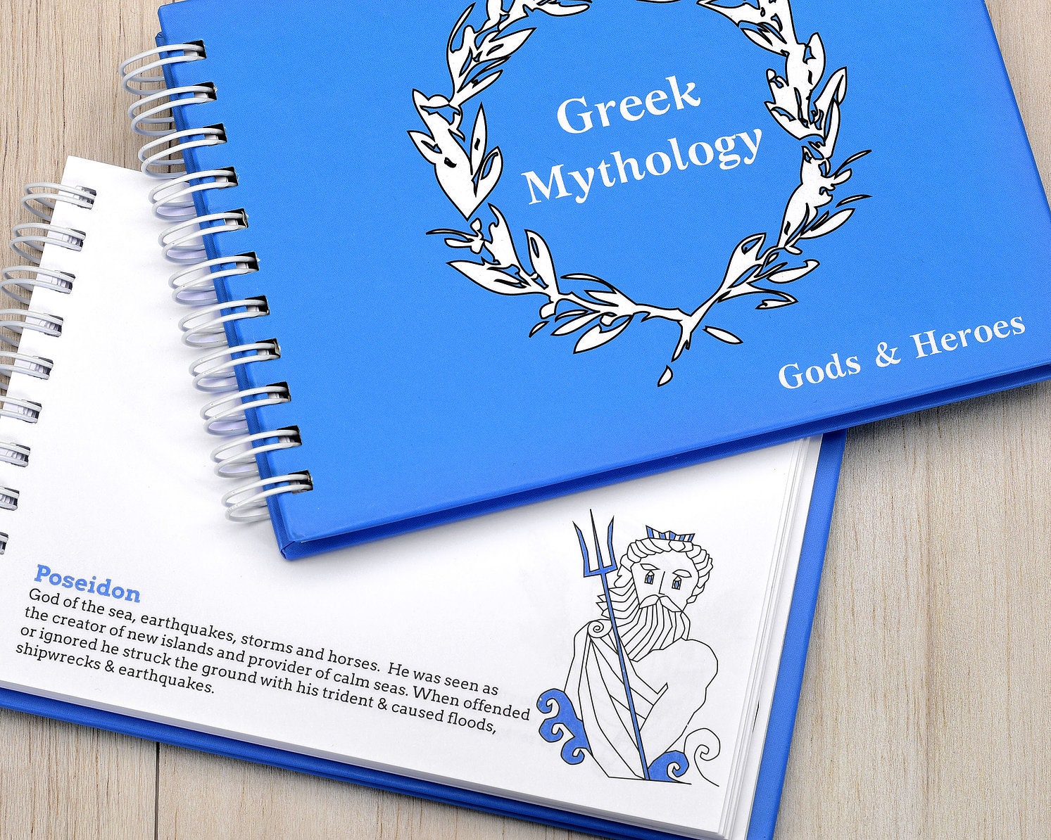 Ancient Greek Mythology Notebook Etsy