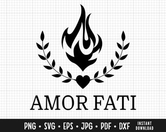 Amor Fati SVG - Etsy