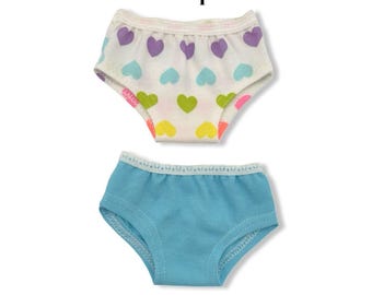 Three Pack Underwear / Panties Made to fit Popular 18 Inch Dolls