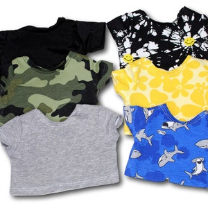 Summer T-Shirts Made to Fit 18 inch Dolls