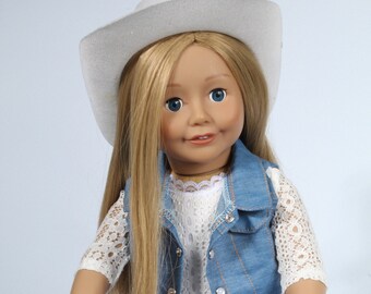 New Design Cowboy Leisure Bag For 18 inch Girl Doll Clothing Accesso G5L1
