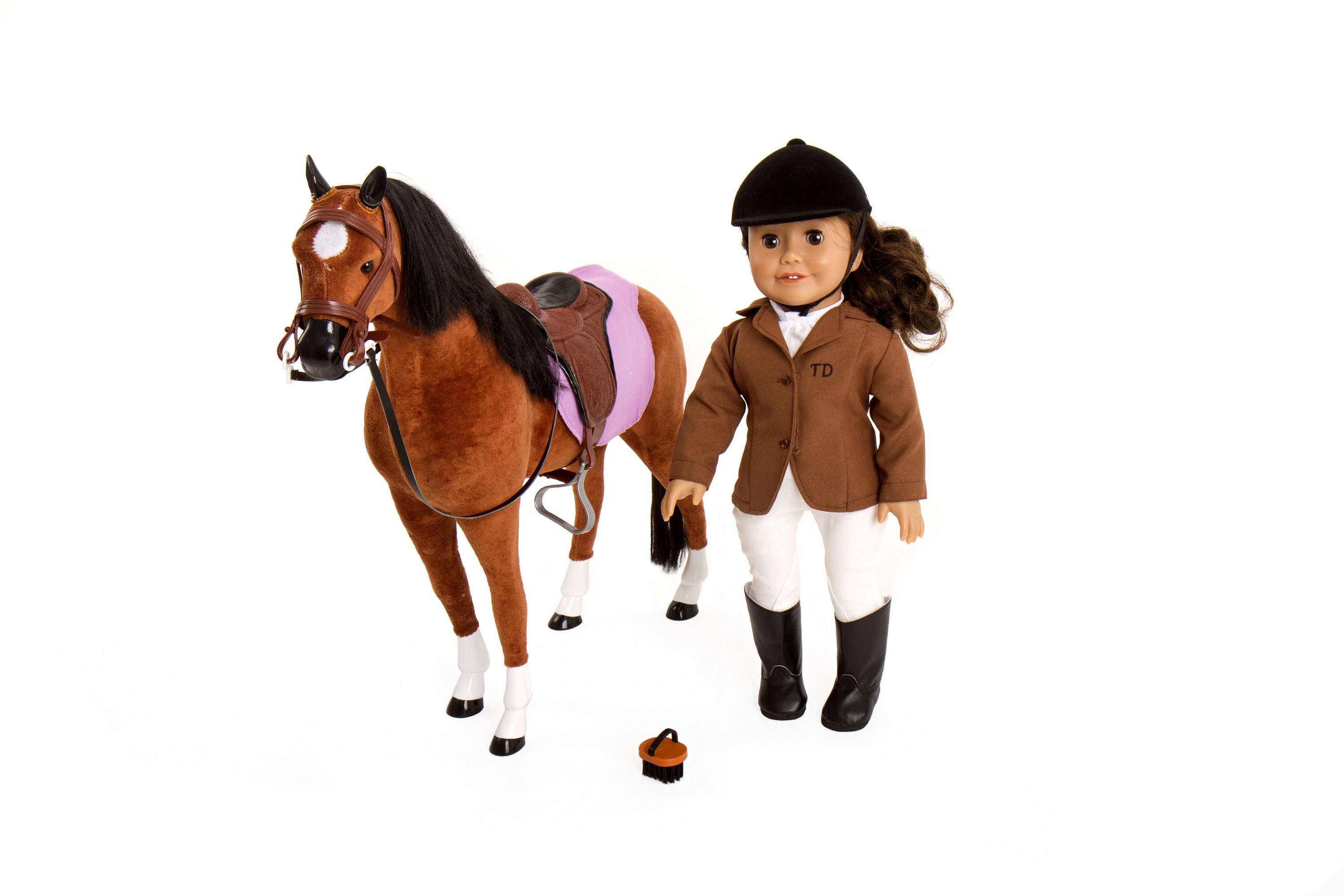 Our Generation Equestrian Outfit For 18-inch Dolls - Horseback Riding Costume With Accessories