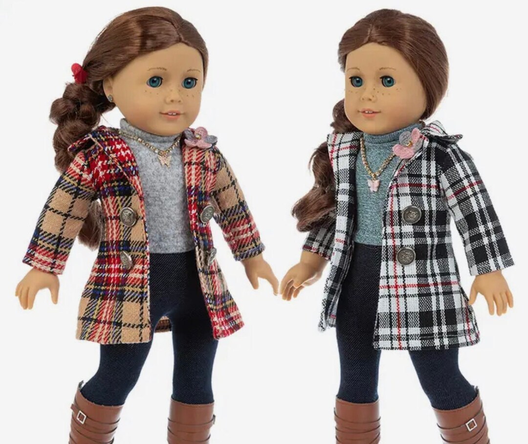 High-end Doll Collar Plaid Jacket