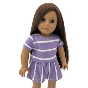 Two-Piece Summer Lounge Set Made to fit Popular 18 inch Dolls