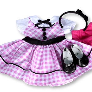 Four Piece Mary Ellen School Outfit for Popular 18 inch Dolls