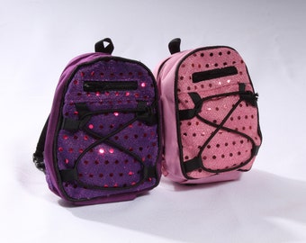 Sequins Backpack Available in two colors Made to fit Popular 18 inch dolls