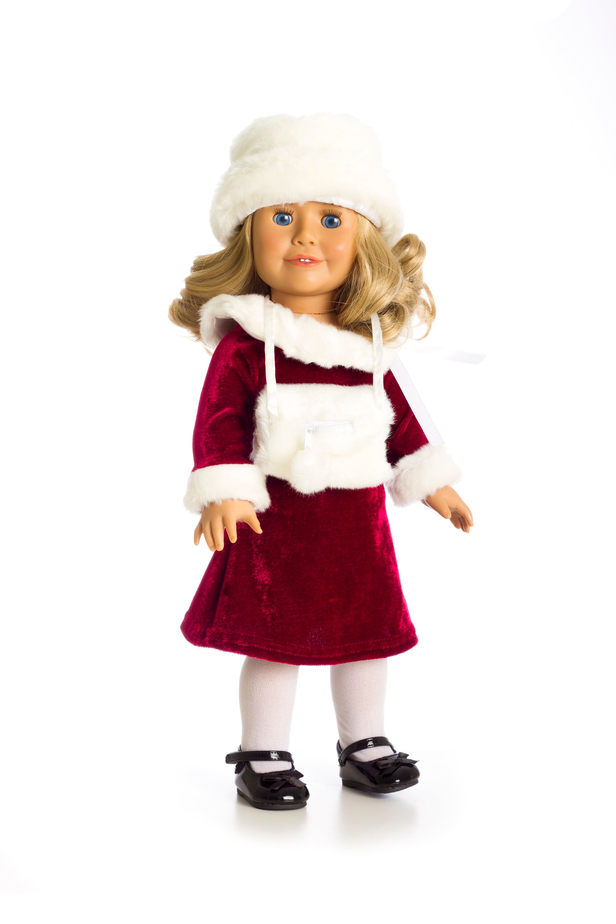 Girl and Doll Matching Christmas Holiday Outfits for 18 Inch Dolls