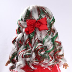 Christmas Color Replacement Wig for Popular 18 inch dolls