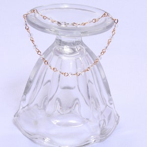 Gold Chain Necklace with Glass Beads for Popular 18 inch Dolls