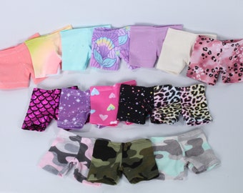 Printed Summer Bike Shorts, Play Shorts for American Girl Dolls and other 18 inch Dolls
