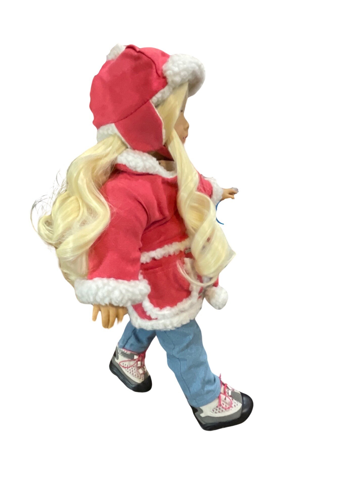 impermeable neuf avec le chapeaux les coeurs ira poupee mode travaux
