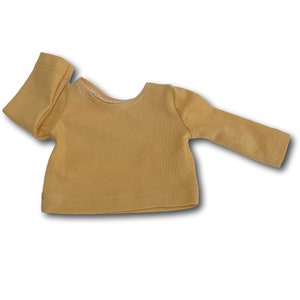 K&ouml;nnte beinhalten: Ein gelbes Langarmshirt mit Rundhalsausschnitt.