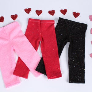 Leggings brillantes para muñecas populares de 18 pulgadas