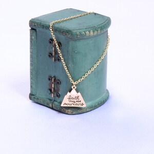 Faith Moves Mountains Necklace for Popular 18 inch Dolls