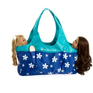 Zwei Puppen Reisetasche für Beliebte 18 Zoll Puppen