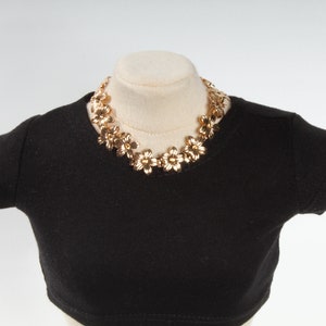 Golden Daisies Necklace for Popular 18 inch Dolls