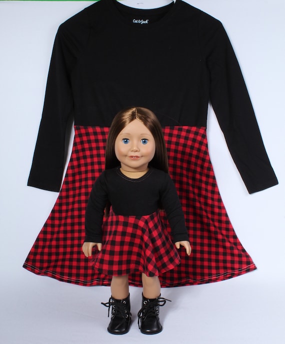 Girl and doll matching christmas dresses best sale