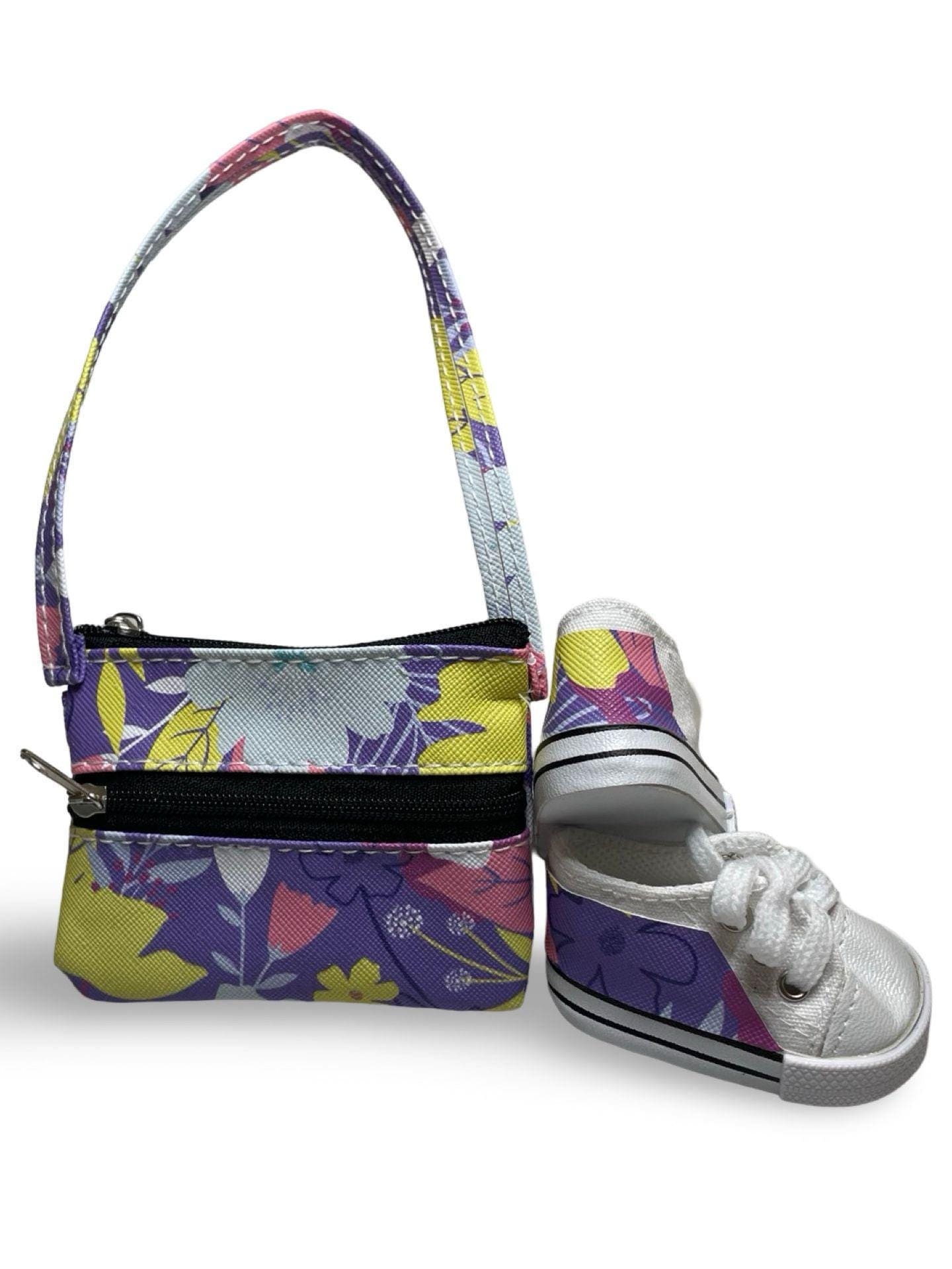 Matching sneakers and purse set discount