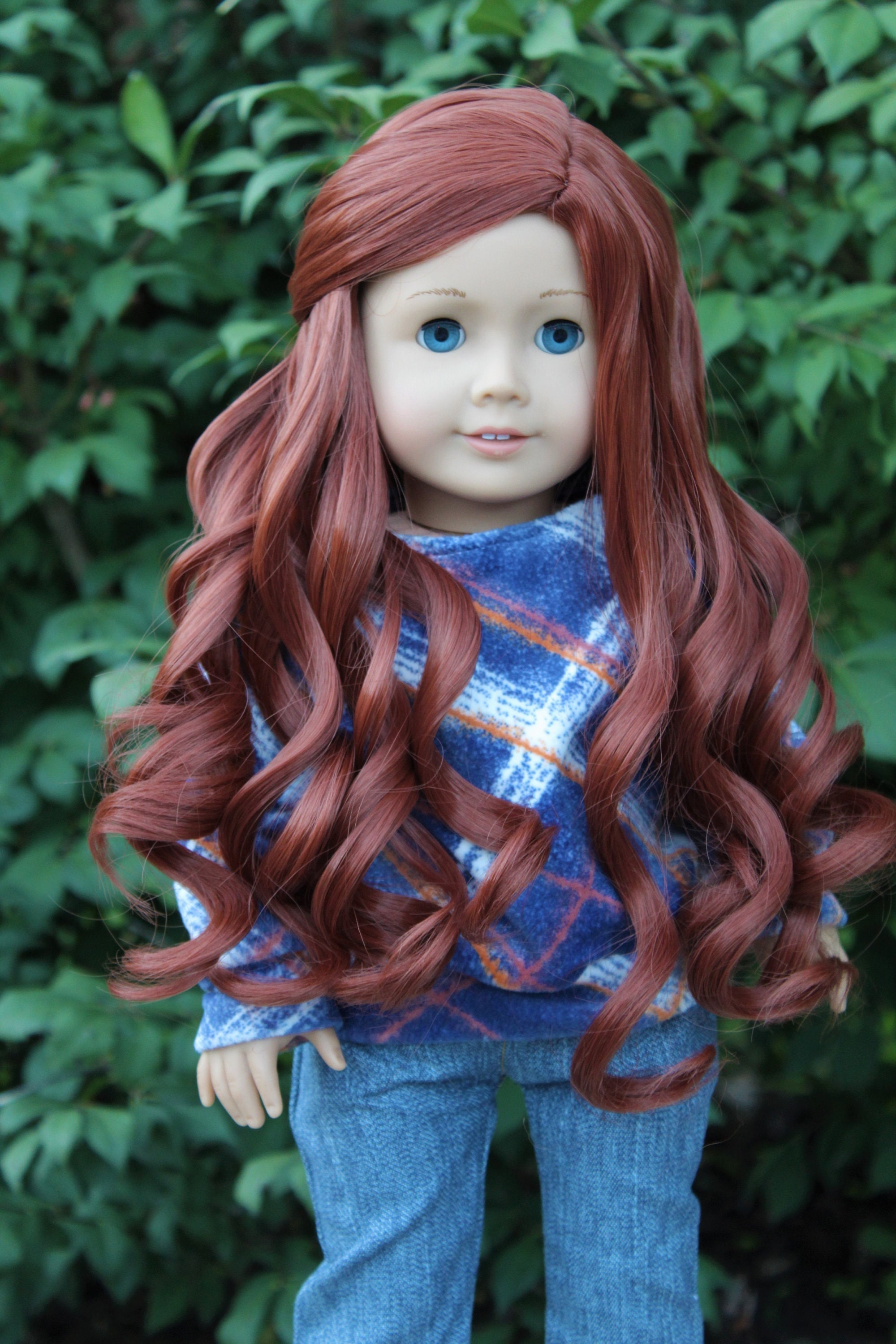 Hygloss Curly Doll Hair Red 4 oz