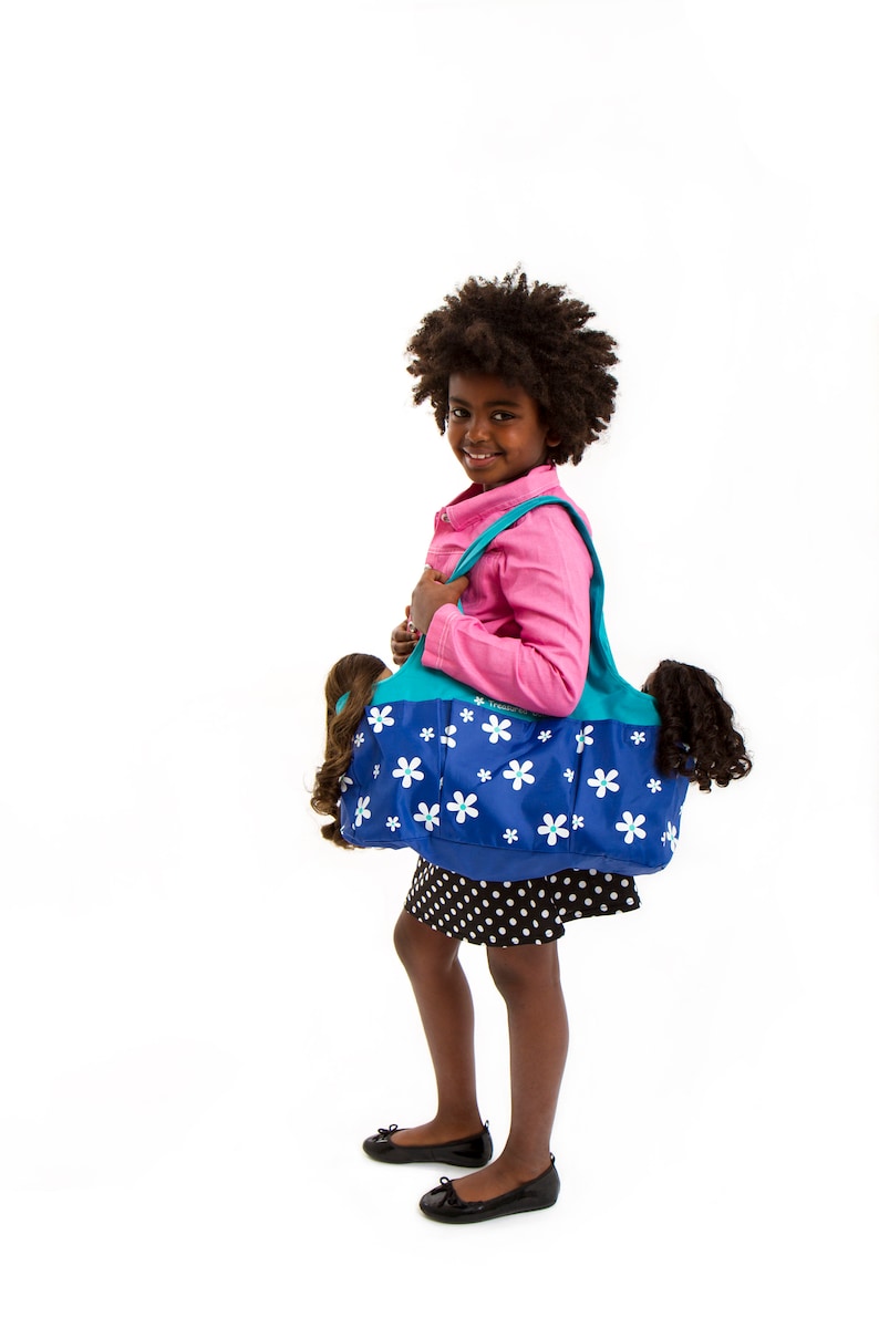 Two Doll Travel Bag for American Girl Dolls and other 18 inch Etsy