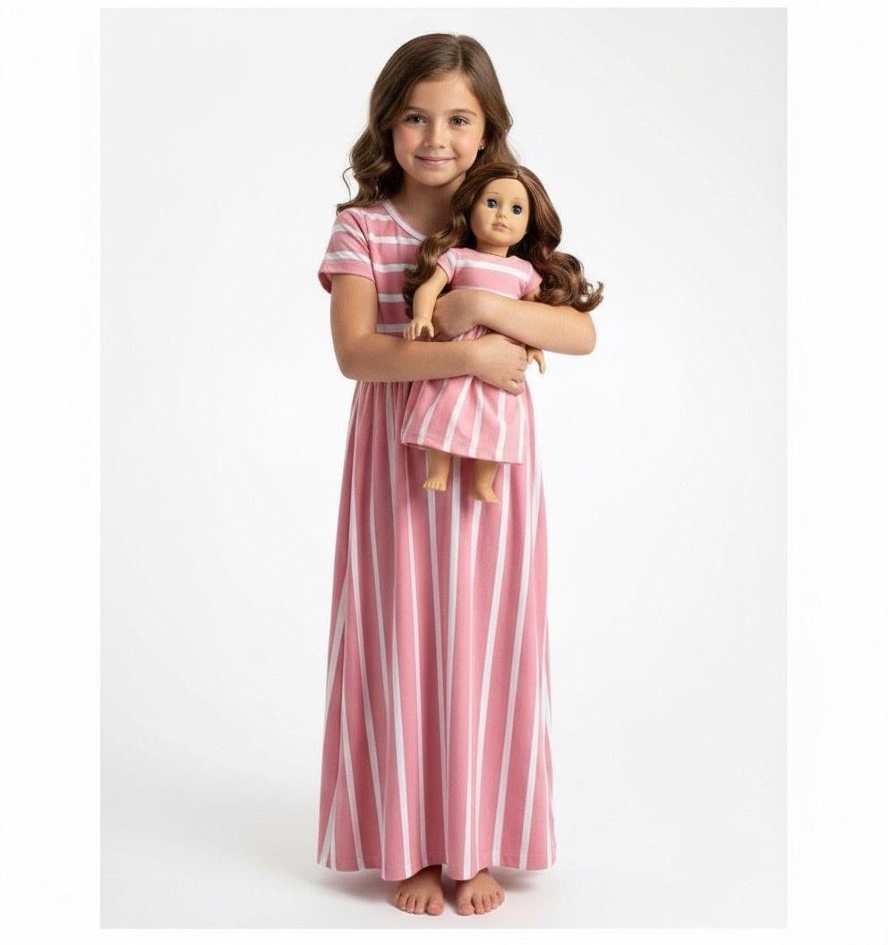 dollie and me holiday dresses Holly Jolly Hi-Lo Plaid Holiday Dress Green / 2T/3T main image 0