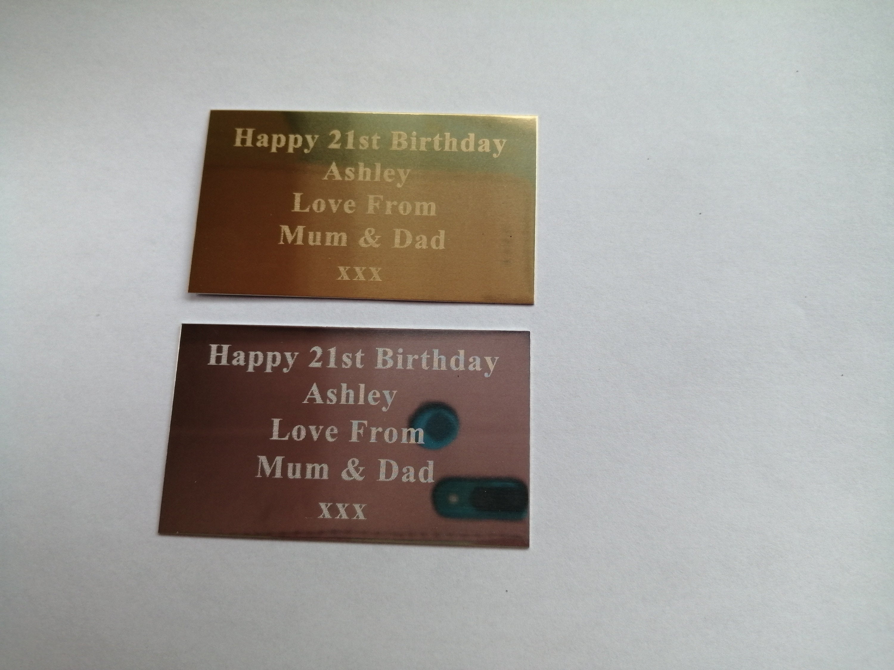 Sporting Goods Trophies 100 X BLANK TROPHY PLAQUES PLATES SUITABLE FOR