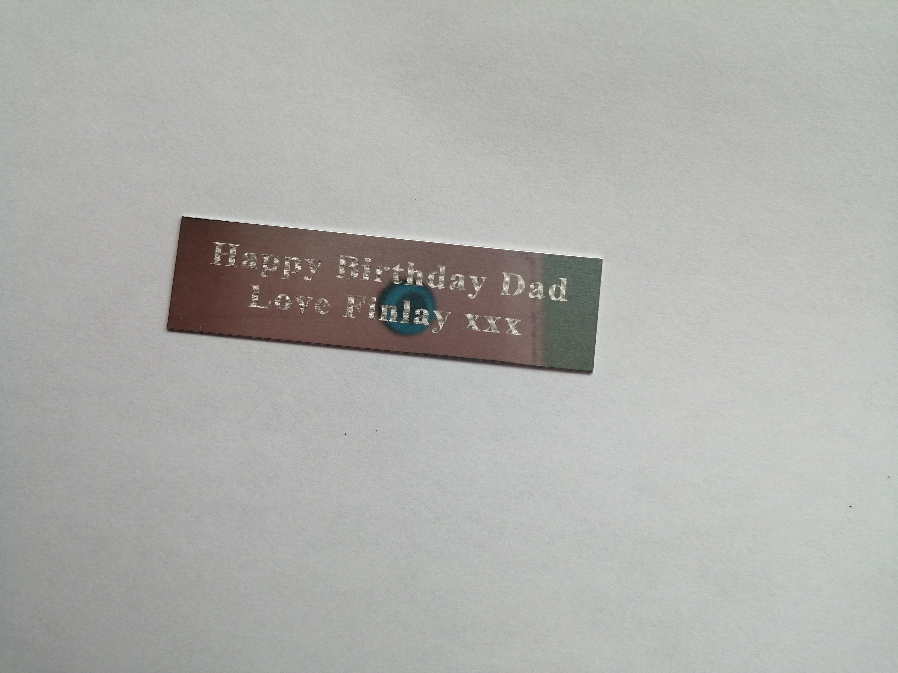 60x16mm Engraved Trophy Plaque Self Adhesive Name Plate Gold Etsy UK