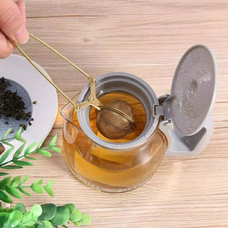 Ball Infuser Gold Tea Herbal Loose Leaf Eco Infuse Etsy