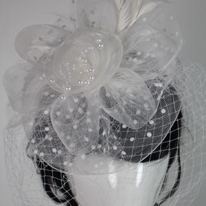 Feder Brautschleier Stirnband: Tüll Hochzeit Haarschmuck