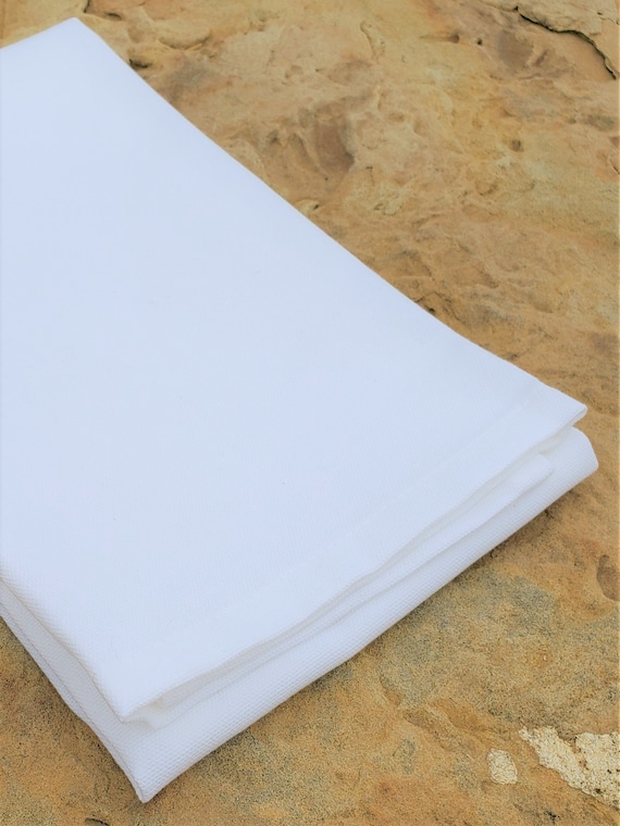 10 X Blank Tea Towels White Tea Towels Blank Tea Towels 100% Cotton Craft  Supply Screen Printing Embroidery 