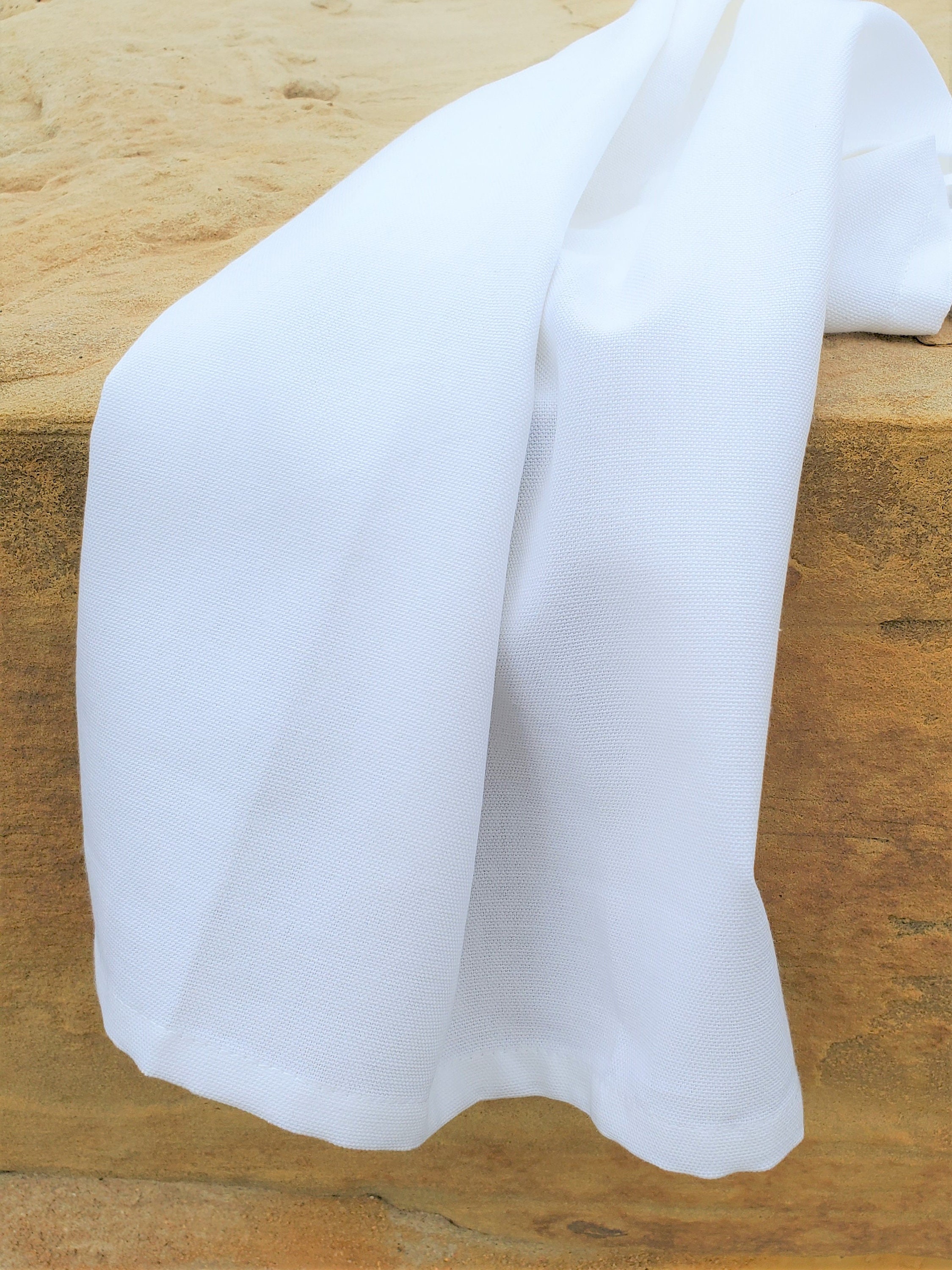 Blank Tea Towel White Plain Towel Blanks Embroidery Etsy