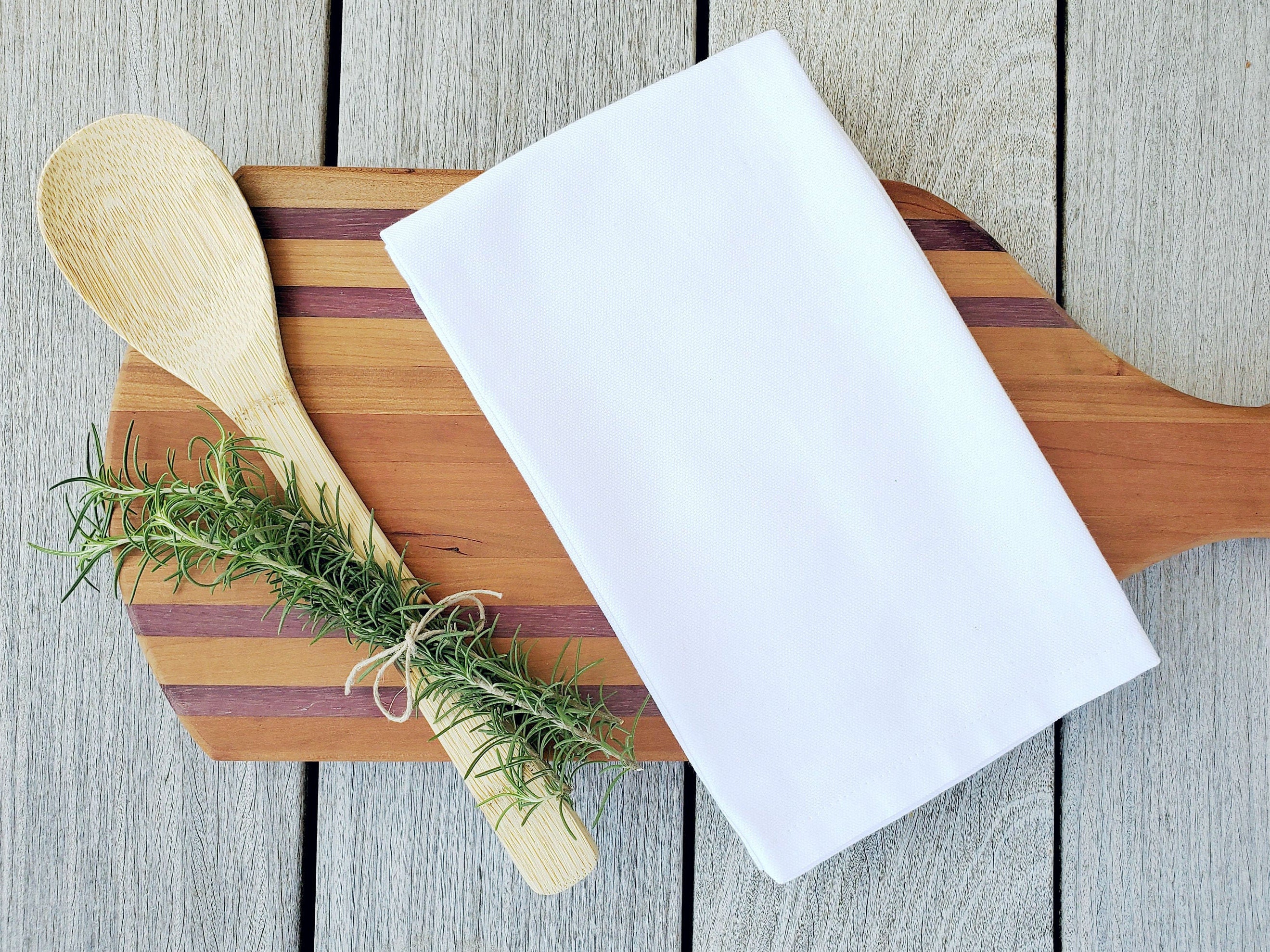 White Kitchen Towels, White Tea Towels