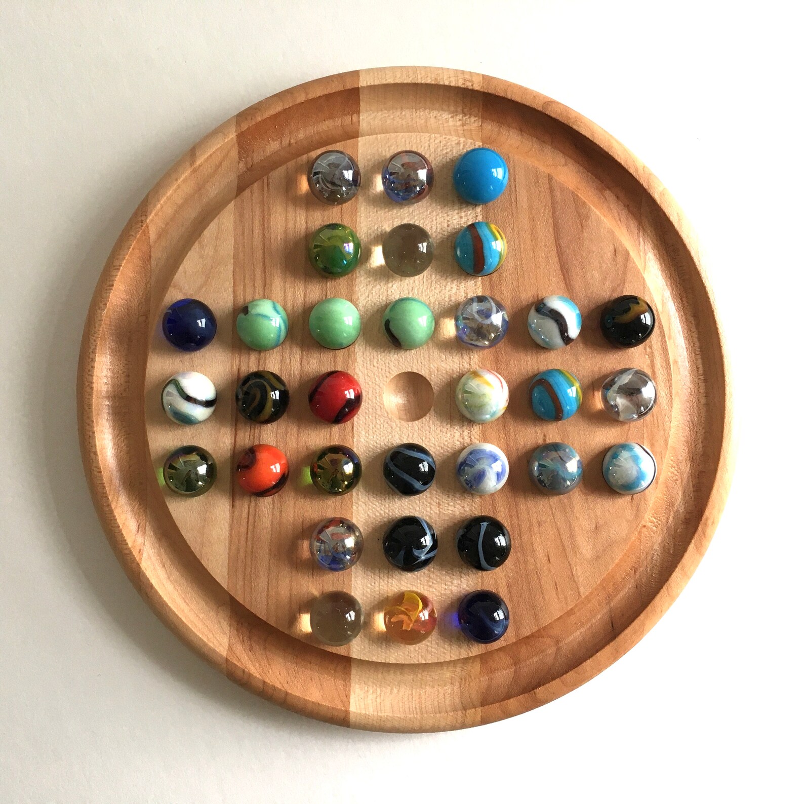 Marble Solitaire 8 Etsy