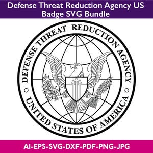 Defense Threat Reduction Agency United states of America Badge, logo, US Defense Agency, SVG Vector,