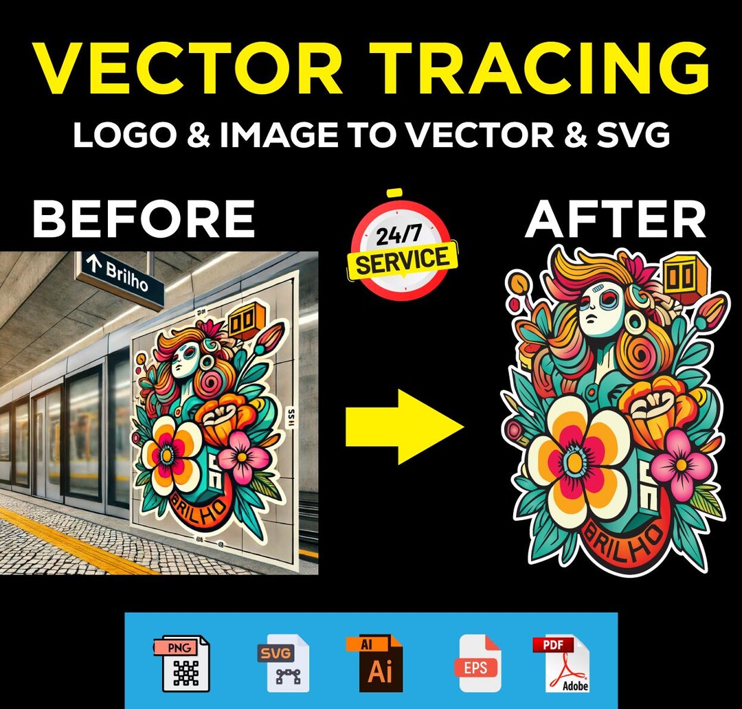 Image to Vector, Custom SVG, Convert to Vector Graphics, Logo ...