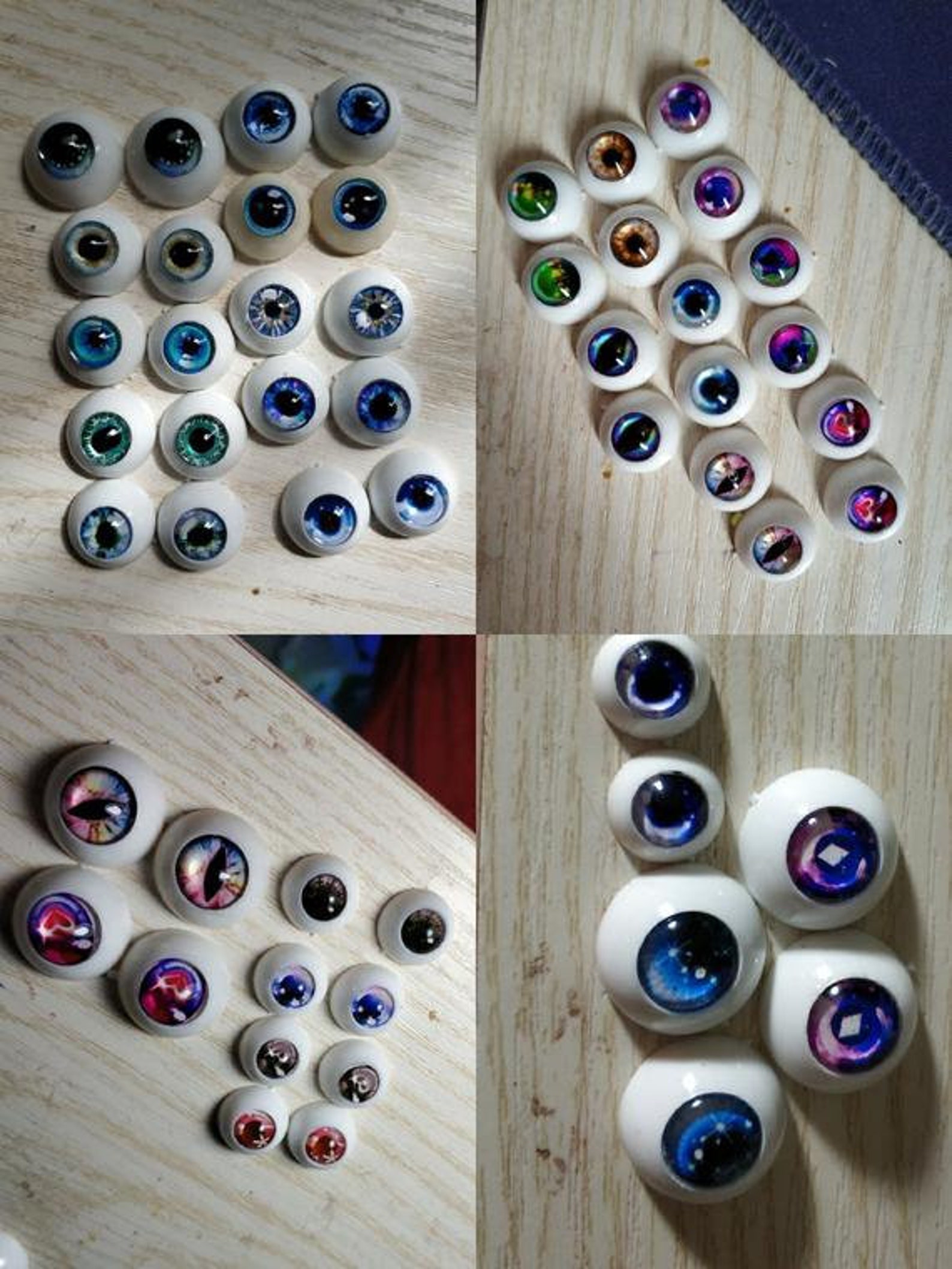 Print eyeHandmade Realistic resin eyes 12mm 14mm 16mm for Etsy