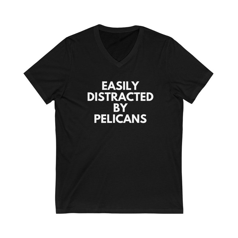 Easily Distracted By Pelicans Pelican Lover Shirt, Beach Shirt, Beach Shirt, Summer Fun, Beach Lover, Beach TShirt, Funny Beach Tee, image 1